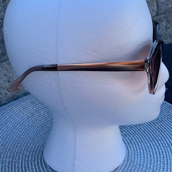 Kenneth Jay Lane Gray/Blush Cat Eye Sunglasses - Picture 11 of 12